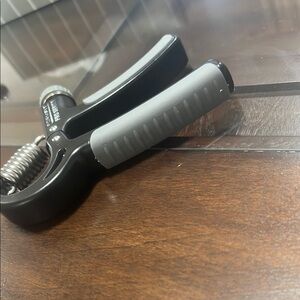Black and Gray Hand Grip Strengthener